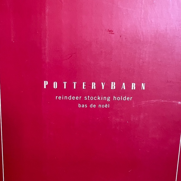 Pottery Barn Silver Plated Reindeer Stocking Holders NWT/In Boxes Rare Find! - Picture 6 of 9